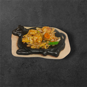 Scampis sautés au beurre et à l&rsquo;ail