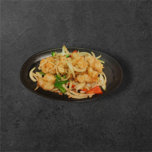 Scampis grillés et flambés au whisky