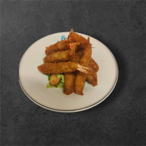 Scampis frits à la sauce aigre-douce
