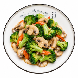 Brocolis aux champignons variés (6)