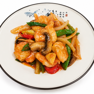 Scampis à la sauce tomate piquante🌶️🌶️