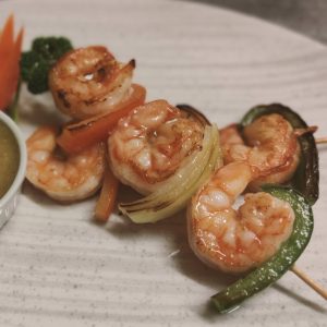 Sa-Te de scampis (Brochette)
