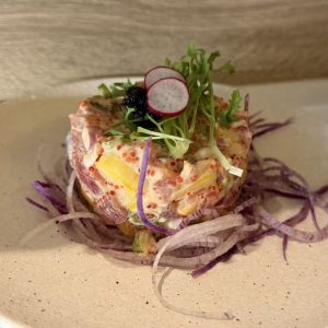 Tartare de saumon avocat