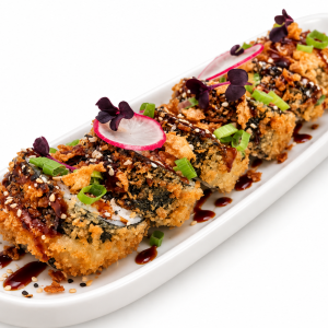 Cooked rolls
Tempura scampis (1,2,6)