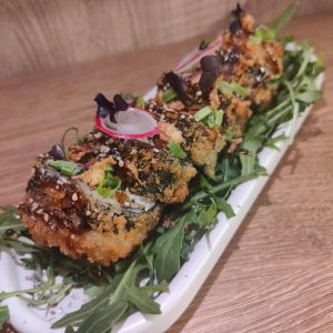 Tempura scampis (1,2,6)