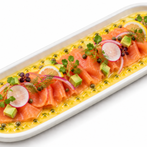 Carpaccio saumon fumé (4,6)