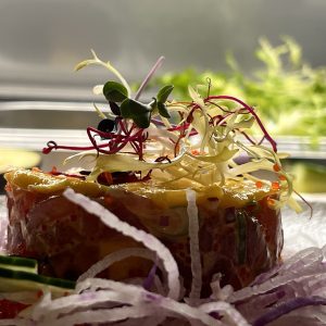 Tartare de thon mangue