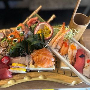 Plateau rolls sashimi (25 pcs)